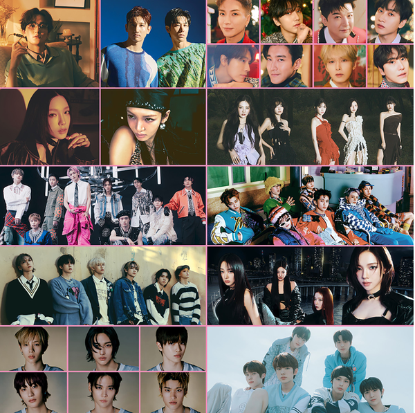 SMTOWN 2024 Tokyo Dome poster featuring SM artists